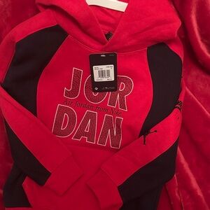 Jordan Red and Black Pullover